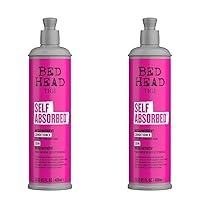TIGI Conditioner For Dry Hair Self Absorbed Nourishing Hair Care to Visibly Repair Hair and Strengthen It From Within 13.53 oz (Pack of 2)