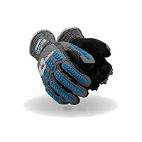MAGID ANSI A5 T-REX Arctic Series Thermal Impact Glove, 1 Pair, Size 10/XL, NitriX Grip, Black, TRX546W