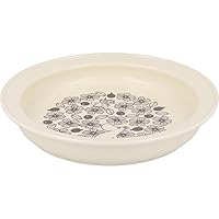 Moomin MM7501-320 Curry Plate, Plate, 8.3 inches (21 cm), Large, Easy to Scoop, Moomin, White, Made in Japan