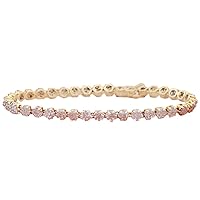 Beautiful Bracelet Set in Diamond(3.26 Cts Color H-I Clarity I) 18KT (13.67 GMS)