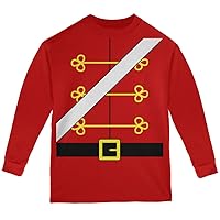 Christmas Toy Soldier Nutcracker Costume Youth Long Sleeve T Shirt