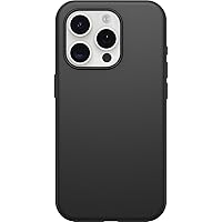 OtterBox iPhone 15 Pro (Only) Symmetry Series Case - BLACK, Snaps To MagSafe, Ultra-sleek, Raised Edges Protect Camera & Screen (Ships In Polybag, Ideal For Business Customers)