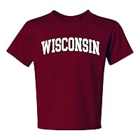 State of Wisconsin College Style Fashion T-Shirt