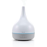Essential Oil Diffuser, Aromatherapy Diffuser for Essential Oils, Cool Mist Humidifier,300ml Aroma Diffuser with 7 Color Lights & Timer, Auto Shut-off, BPA Free for Home Office Bedroom