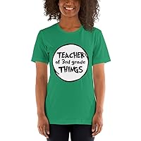 Teacher of 3rd Grade Things, National Reading Month T-Shirt, Funny Teacher Educator Shirt