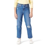 Signature by Levi Strauss & Co. Gold Girls' High Rise Ankle Straight Jeans