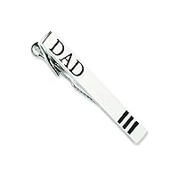 Stainless Steel Dad Tie Bar