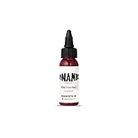 Dynamic Color Co Wine Red Tattoo Ink (1oz Bottle): Vibrant, Sterilized, Vegan & USA-Made Since 1990 – Trusted by Artists Worldwide