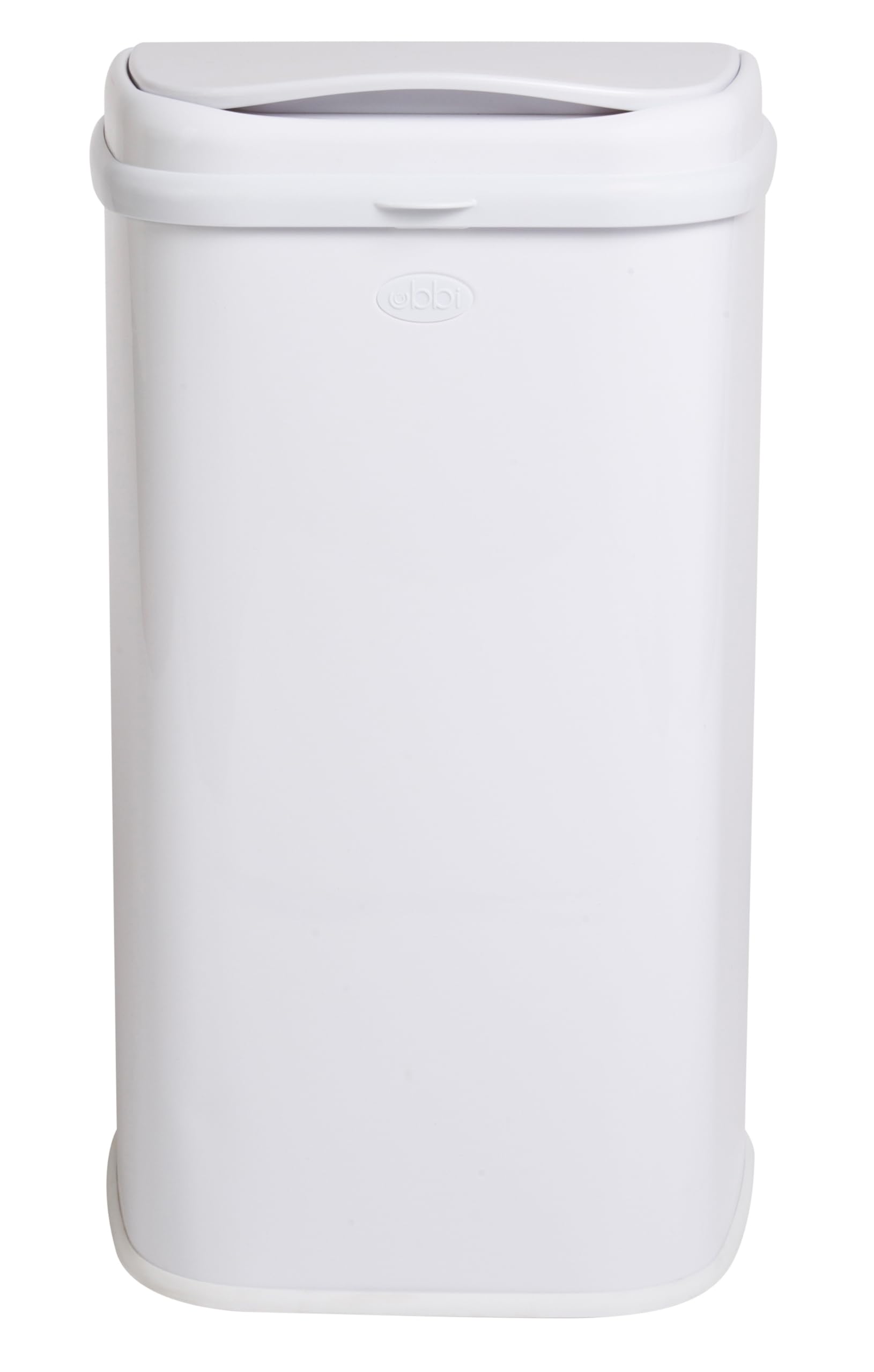 Ubbi Adult Diaper Pail, Stainless Steel Odor Locking, No Special Bag Required, Awards-Winning, Modern Design, White