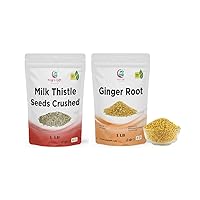 YOGI’S GIFT – Celebrating health Multi Pack | Milk Thistle Granules + Dried Ginger Root for Bundle………
