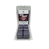 Soy Blend | Wax Melt | 2.5 Oz Net Wt | 1 Pack only with 6 Snappable Cubes in Clamshell | Biwitching Amber