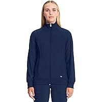 Infinity Zip Front Scrub Jackets for Women, 4-Way Stretch Fabric, 2391A