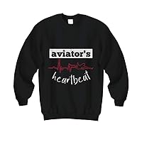 Pilot Sweatshirt - Aviators Heartbeat