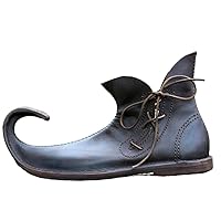 Unisex-Adult Poulaine Leather Shoes
