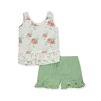 Girls' 2-Piece Cherry Shorts Set Outfit