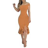 Irregular Hem Dress Ladies 2024 One Shoulder Summer Backless Flower Print Trendy Midi Sexy A-Line Casual Dress