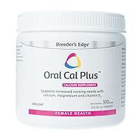 Breeder's Edge Oral Cal Plus Powder- Calcium Supplement for Dogs & Cats- 300gm