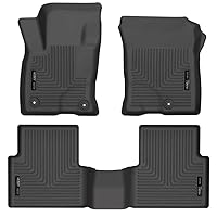 Husky Liners - Weatherbeater Floor Mats | Fits 2021 - 2024 Ford Bronco Sport | Front & 2nd Row, 3 pcs. | Black - 95341