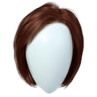 Raquel Welch Classic Cool Chin Length Classic Page Bob Cut Wig by Hairuwear, Petite Cap - R6/30H Chocolate Copper