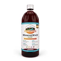 Maximum Living MineralRich Minerals Supplement with Aloe - Liquid Blend of Vitamins and Trace Minerals - 32 oz