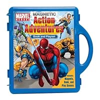Marvel Heroes Action Adventures Book & Magnetic Playset Marvel Heroes Action Adventures Book & Magnetic Playset Board book