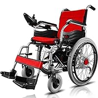 Mobility Aids,Medical Seat,Electric Wheelchair for Adults,Wheelchairs Medical Equipment Electric Wheelchair,Multi-Function Lightweight Folding Manual Electric Wheelchair / 12A
