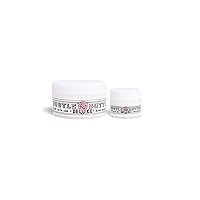 Hustle Butter Tattoo Aftercare 5oz At Home and 1oz Travel Sized Tattoo Balm, Use While Healing New Tattoos and To Rejuvenate Older Tattoos - 100% Vegan Tattoo Cream