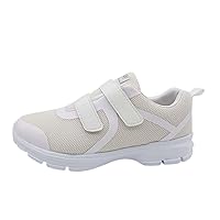 Mesh Hook-and-Loop Sneaker Shoes for Women, Workout Casual Sneakers