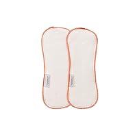 Buttons Hemp/Organic Cotton Diaper Inserts - Nighttime - 2 Pack (Small)