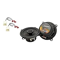 Harmony Audio Bundle Compatible with 2002-2008 Dodge Ram Truck HA-R5 1500 Rear Replacement 5.25