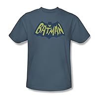 Batman - Mens Show Bat Logo T-Shirt in Slate