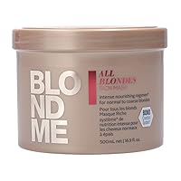 BlondMe All Blondes Rich Mask – Deep Conditioning Bond Restoring Hair Treatment - Smoothing and Nourishing for Normal to Coarse Color Treated and Natural Blonde Hair