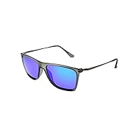 Body Glove Primo Wayfarer Sunglasses, Grey, 53 mm