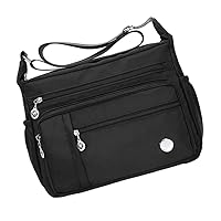 Messenger bag Nylon Crossbody Bag Adjustable Strap Shoulder Satchel Multiple Pockets Handbag for Women