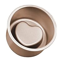 2 Pcs Layer Cake Mold Candy Molds Heart Shaped Cake Mould Mini Muffin Pan Mini Paper Cups Jelly Baking Cake Baking Tool Doughnut Donut Tin Cup Making Tools Single Cup Carbon Steel