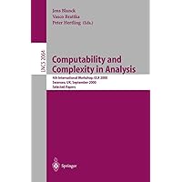 Computability & Complexity in Analysis Computability & Complexity in Analysis Paperback