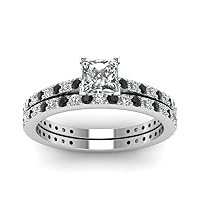 Choose Your Gemstone Princess Shape 925 Sterling Silver Wedding Ring Classic Delicate Diamond CZ Everyday Wedding Jewelry Handmade Ring Minimal Surprise Gifts for Ladies : US 4 TO 12