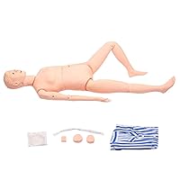 Teaching Model,Nursing Skills Training Manikin Training Patient Care Life Size Full Body Mannequin Male Female for Nursing Medical Training Teaching Education Medical Supplies