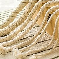 Three Strands of Cotton Rope Hand DIY Rope Thick Rice White Braided Rope Decorative lace 204