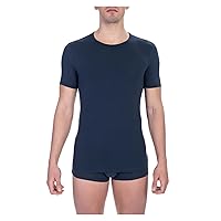 Sleek Crew Neck Cotton Blend Men's Tee