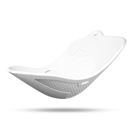 Puj – Puj Flyte Compact Infant Bathtub, Baby Bathtub for Newborns and Infants, Stylish Baby Bath Essentials for Home and Travel, 23.5 x 10.51 x 1.5 inches, White