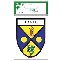 County Crests Cavan Shield Sticker