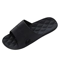 Men and Women Shower Pool Sandals Slippers with Ergonomic Pelvic Floor Cushioned Extra Thick Waterproof Anti-mud Bathroom Slippers Open Toe House Slippers
