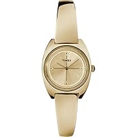 Timex Women's TW2R70000 Milano 24mm Gold-Tone Semi-Bangle Watch