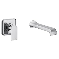 Moen WT901 Genta LX Single Handle Wall Mount Filler High Flow Tub Faucet with 10