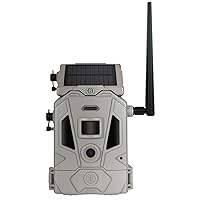 Bushnell CelluCORE 20 Solar Trail Camera, Dual Sim Low Glow Hunting Game Camera with Detachable Solar Panel Works with OnX Hunt