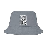 Retired Firefighter Fire Captain Hat for Women Baseball Cap Funny Washed Running Hats Cotton