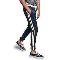 Men's Essential Solid and Plaid Stripes Premium Track Pants