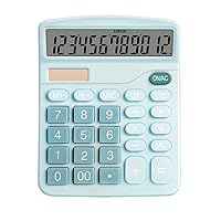 Calculator 12 Digits Electronic LCD Large Screen Desktop Calculators Home Office School Calculators Financial Accounting Tools (Color : E)