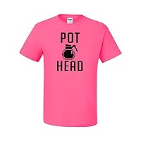 Pot Head Coffee Funny Humor Tee Graphic Unisex T-Shirt